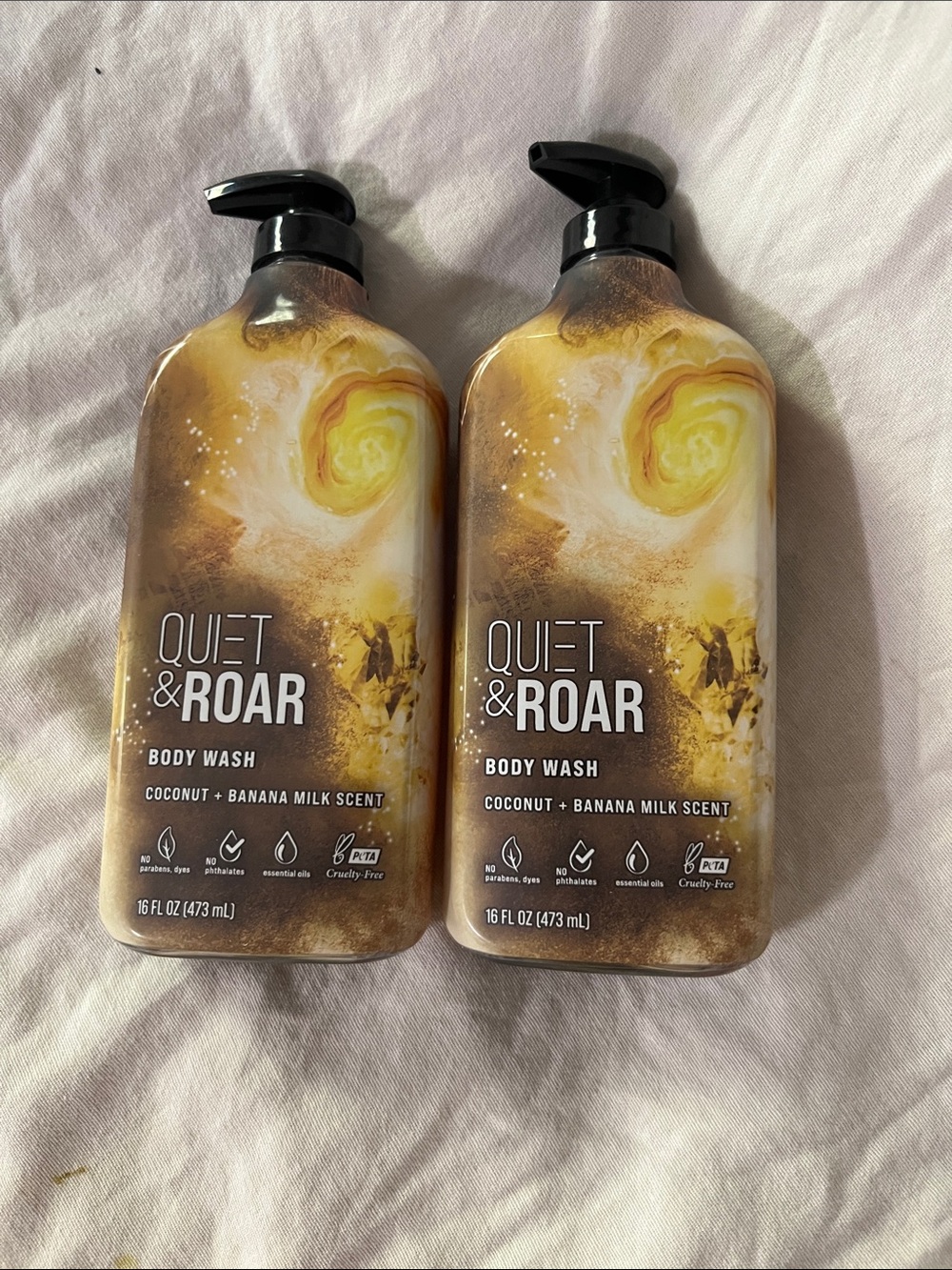 Quiet &Roar Coconut + Banana Milk Scent Body Wash